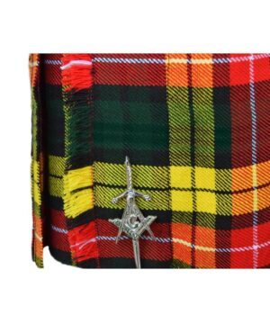 Buchanan Tartan Kilt Close