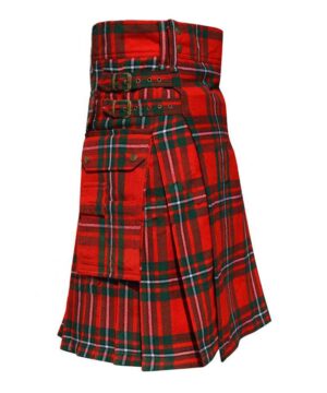 Macgregor Tartan Utility Kilt Side