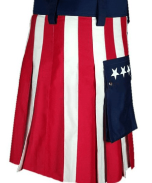 Usa Flag Kilt Back