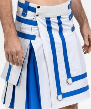 White Blue Kilt3