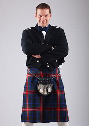 Scotsman Wearing Kilt