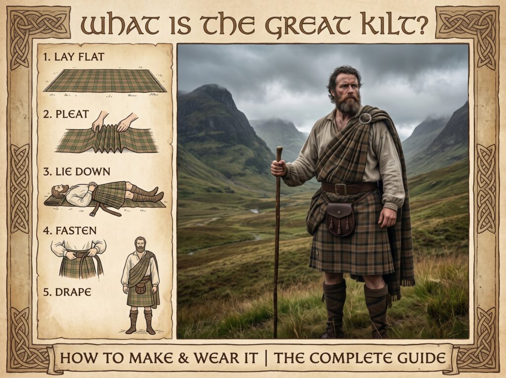 What Is The Great Kilt | How To Make A Great Kilt | Complete Guide