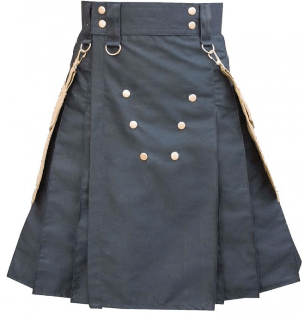 Detachable Pocket Utility Kilt