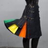 Black Rainbow Utility Kilt