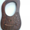 Rosewood 10 Strings Detailed Lyre Harp