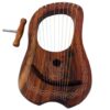 Rosewood 10 Strings Lyre Harp