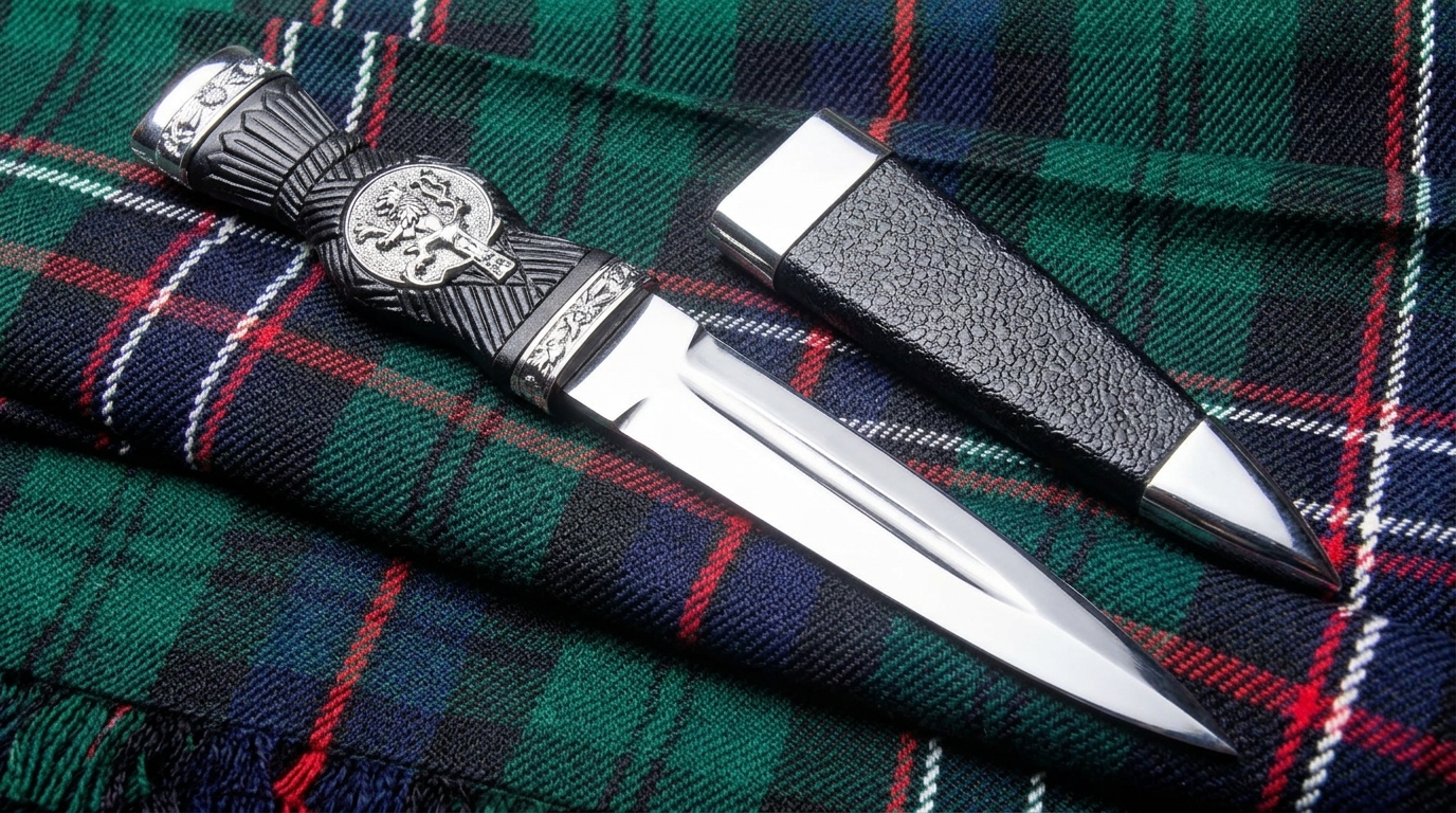 Traditional Sgian Dubh Scottish Kilt Knife