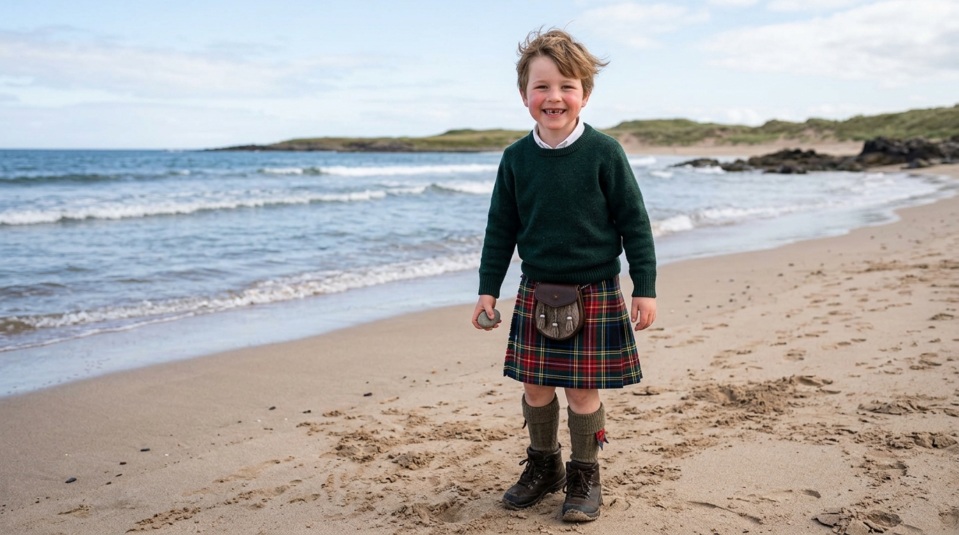 Boys Kilt for Kids Traditional Scottish Highland Wear