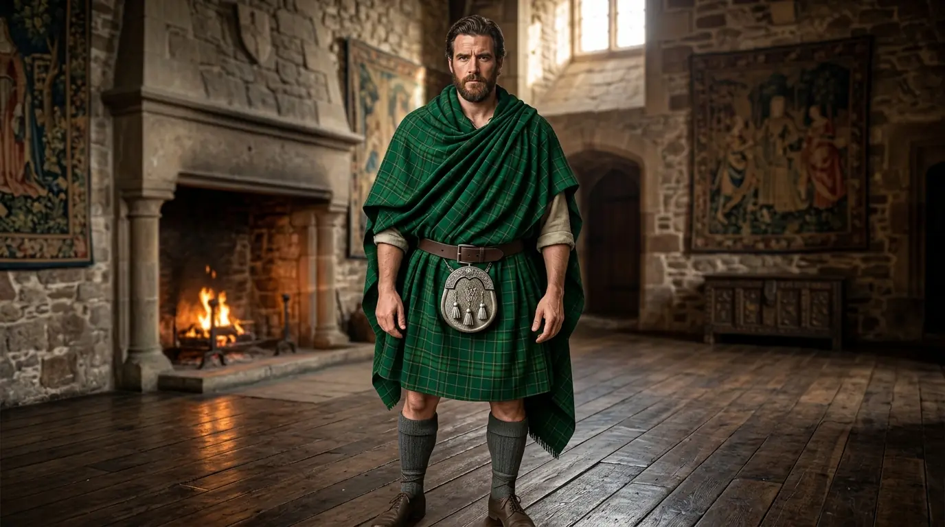 Clan tartan Great Kilt