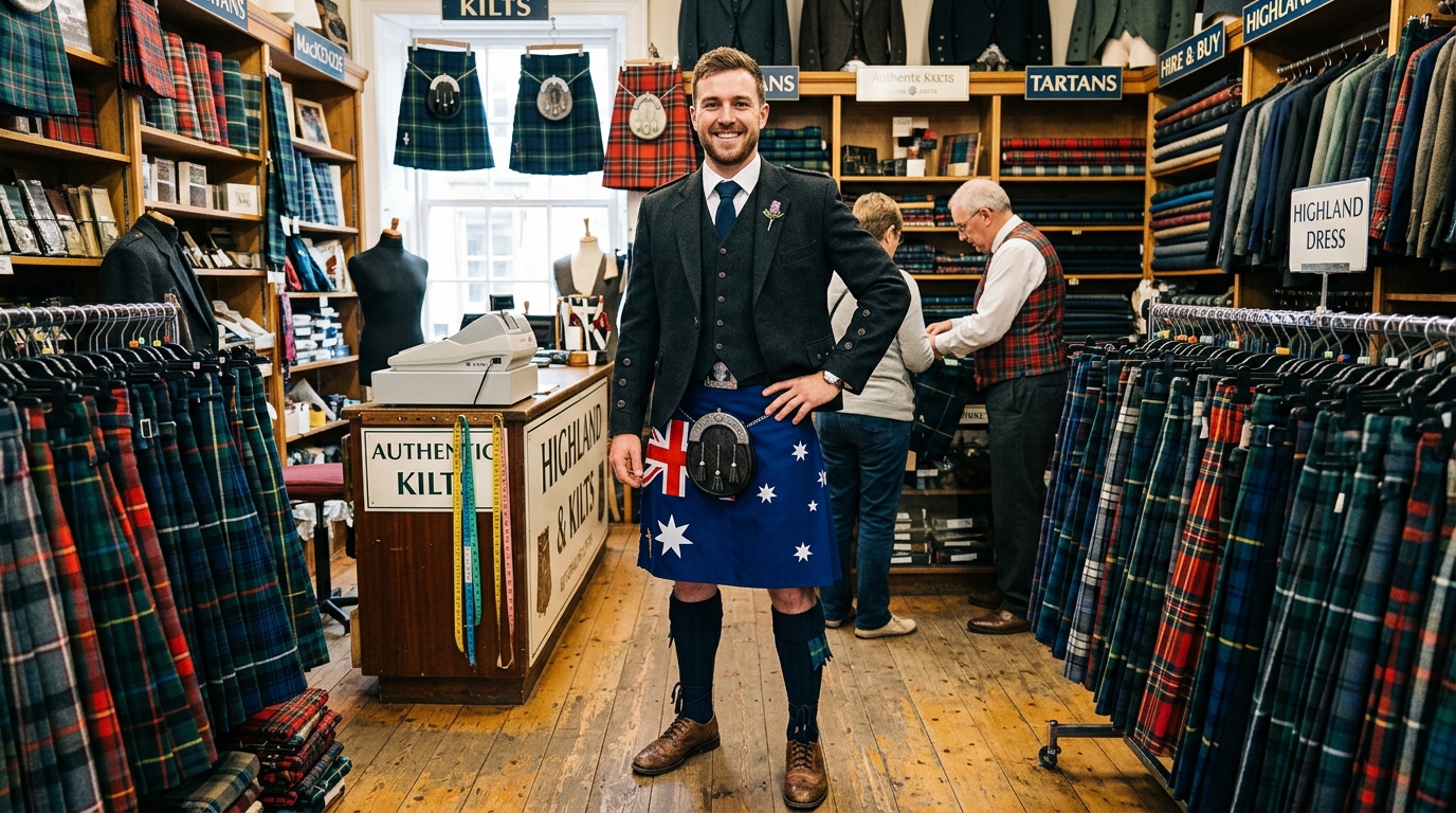Modern Australian utility kilt country